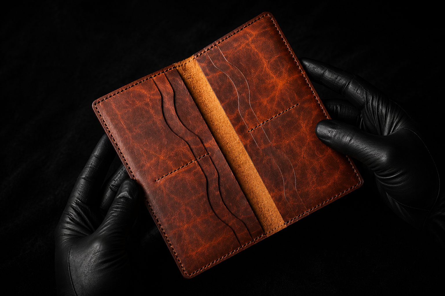 Rhovelle Voyage – Handmade Leather Long Wallet
