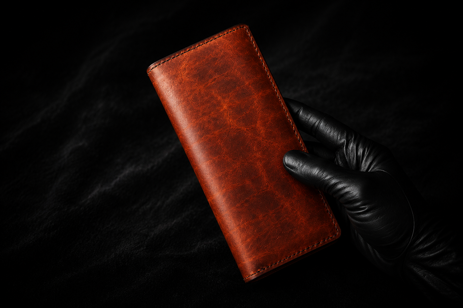 Rhovelle Voyage – Handmade Leather Long Wallet